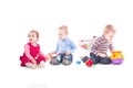 Three children play Royalty Free Stock Photo