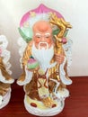 Three Chinese lucky gods Good Fortune Fu,Hok, Prosperity Lu,Lok, and Longevity Shou,Siu Royalty Free Stock Photo