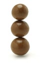 Three chocolate balls