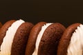 Three Chocolate Whoopie Pies