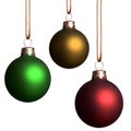 Three Christmas Ornaments