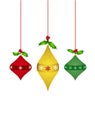 Three Christmas Ornaments