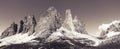 Three Cime of lavaredo Royalty Free Stock Photo