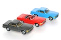 Three Classic Mercedes toy cars