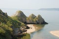 Three Cliffs Bay, Gower Royalty Free Stock Photo