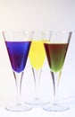 Three cocktails Royalty Free Stock Photo