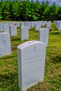 Three Coins on Headstone Royalty Free Stock Photo