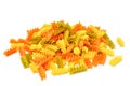 Three colored pasta Royalty Free Stock Photo