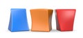 Three Colorful Blank Funny Cubes