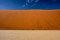 Three colors in the Namibia desert Royalty Free Stock Photo