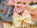 Three colour pasta