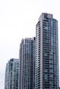 Three condominium buildings