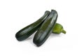 Three courgettes Royalty Free Stock Photo