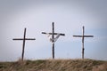 Three Crosses Royalty Free Stock Photo