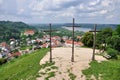 Three Crosses Hill Royalty Free Stock Photo