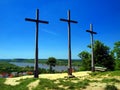 Three Crosses' Hill in Kazimierz Dolny Royalty Free Stock Photo