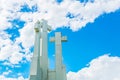 Three Crosses Hill in Vilnius, Lithuania...IMAGE Royalty Free Stock Photo