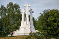 Three crosses hill in Vilnius Royalty Free Stock Photo