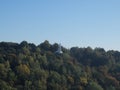 The Three Crosses Monument overlooking Vilnius Royalty Free Stock Photo