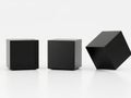 Three cubes isolated on white background Royalty Free Stock Photo