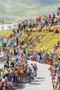 Three Cyclists on Col du Glandon - Tour de France 2015