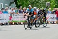 Three Cyclists on Course at Stillwater