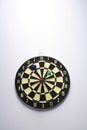 Three darts on bull's eye. Conceptual image Royalty Free Stock Photo