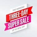 Three-day Super Sale