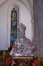 Larino - Molise - Cathedral of San Pardo - The silver bust of the Patron Saint