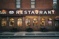 Three Decker Diner vintage sign, Brooklyn, New York