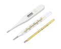 Three different medical thermometer