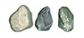 Three different stones
