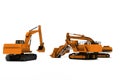 Three diggers Royalty Free Stock Photo