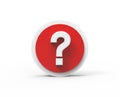 Question fault mark icon Royalty Free Stock Photo