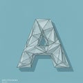 A three-dimensional letter \