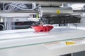 Three dimensional printing machine