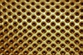 Three-dimensional texture of chrome with perforation Royalty Free Stock Photo