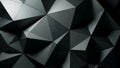Three dimensional triangular facets creating a sense of depth Royalty Free Stock Photo