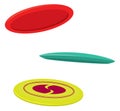 Three Disc Golf Discs