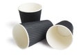 Black Coffee Cups Royalty Free Stock Photo