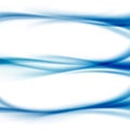 Three divider abstract modern web blue line