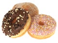 Three Donuts Royalty Free Stock Photo