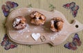 Three donuts Royalty Free Stock Photo