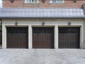 three door garage