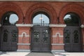 Three doors at Plant Hall Royalty Free Stock Photo