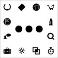 three dots icon. web icons universal set for web and mobile