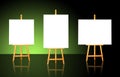 Three Easels Royalty Free Stock Photo