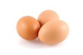 Three eggs. Royalty Free Stock Photo