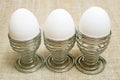 Three eggs. Royalty Free Stock Photo