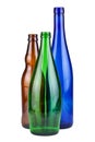 Three empty bottles Royalty Free Stock Photo